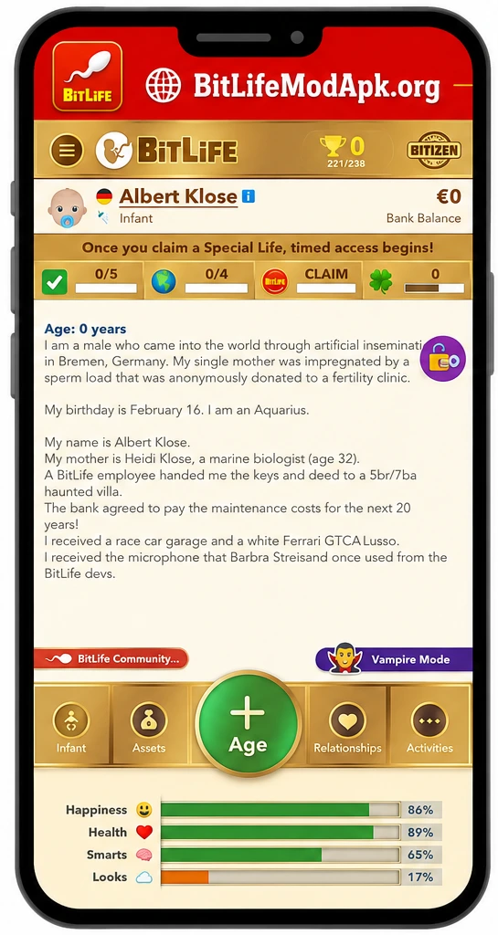 Superstar Theme of bitlife mod apk