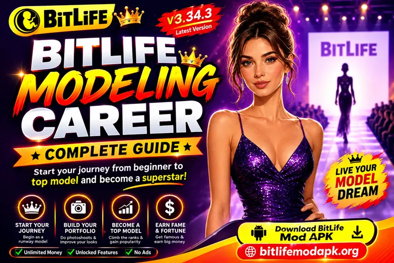 bitlife modeling career