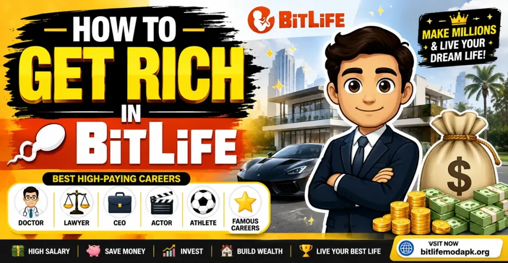 how to get rich in bitlife career