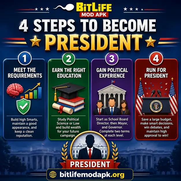 Step-by-Step Guide how to become a presidnet